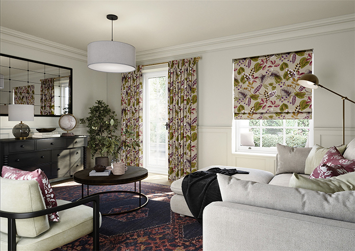 Fandango, Cranberry - Roman Blind - Image 7